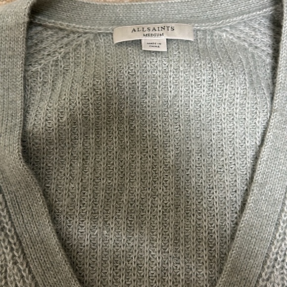 ALL SAINTS Leanne Cardigan sage - Green Bay - Picture 9 of 10